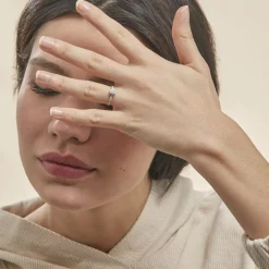 Clearance Histoire d'Or Bague Frika Or Blanc Diamant