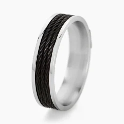 JOURDAN Bague Gaetane Acier Blanc* Bagues|Bagues Sans Pierre