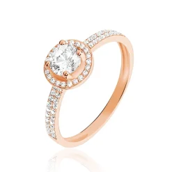 Discount Histoire d'Or Bague Garine Or Rose Oxyde De Zirconium