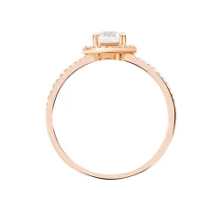 Discount Histoire d'Or Bague Garine Or Rose Oxyde De Zirconium