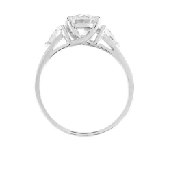 Online Histoire d'Or Bague Giana Or Blanc Oxyde De Zirconium
