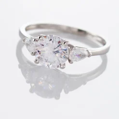 Online Histoire d'Or Bague Giana Or Blanc Oxyde De Zirconium