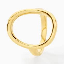 Histoire d'Or Bague Gold Aura Acier Jaune* Bagues|Bagues Sans Pierre