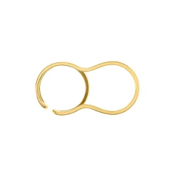 Histoire d'Or Bague Gold Aura Acier Jaune* Bagues|Bagues Sans Pierre