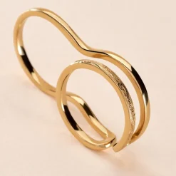 Histoire d'Or Bague Gold Aura Acier Jaune* Bagues|Bagues Sans Pierre