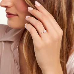 Histoire d'Or Bague Gotam Or Jaune Oxyde De Zirconium