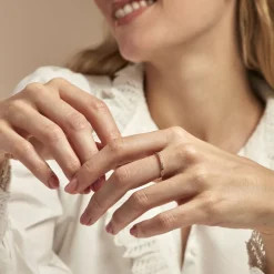 Hot Histoire d'Or Bague Grady Plaqué Or Jaune Oxyde De Zirconium