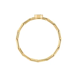 Outlet Histoire d'Or Bague Grady Plaqué Or Jaune Oxyde De Zirconium