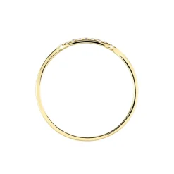 New Histoire d'Or Bague Graphic Lines Or Jaune Oxyde De Zirconium