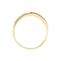 Online Histoire d'Or Bague Graphic Lines Or Jaune Oxyde De Zirconium