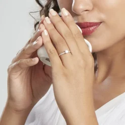 Histoire d'Or Bague Harem Or Blanc Oxyde* Bagues|Bagues Solitaires