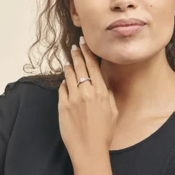 Online Histoire d'Or Bague Hebe Or Blanc Diamant