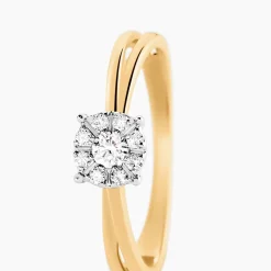 Histoire d'Or Bague Heiner Or Jaune Diamant* Bagues|Bagues Avec Pierre