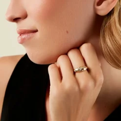 Histoire d'Or Bague Hildreth Or Jaune Diamant