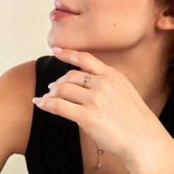 Outlet Histoire d'Or Bague Honey Argent Blanc Oxyde De Zirconium