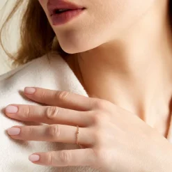 Histoire d'Or Bague Huline Plaqué Or Jaune* Bagues|Bagues Sans Pierre