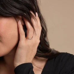 Outlet Histoire d'Or Bague Hyacintha Or Jaune Oxyde De Zirconium