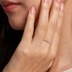 Histoire d'Or Bague Ilean Or Jaune Oxyde De Zirconium