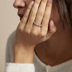 Online Histoire d'Or Bague Indira Argent Blanc Oxyde De Zirconium