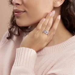 Histoire d'Or Bague Ireneo Argent Blanc Oxyde De Zirconium* Bagues|Bagues Fantaisie