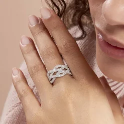 Histoire d'Or Bague Ireneo Argent Blanc Oxyde De Zirconium* Bagues|Bagues Fantaisie