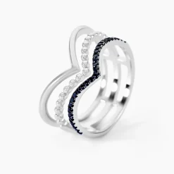 Histoire d'Or Bague Irina Argent Blanc Oxyde De Zirconium* Bagues|Bagues Fantaisie