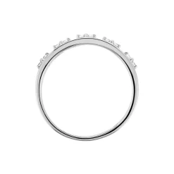 Discount Histoire d'Or Bague Isia Argent Blanc Oxyde De Zirconium