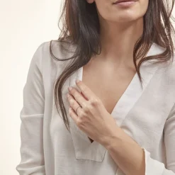 Online Histoire d'Or Bague Jannike De Zirconium argent blanc oxyde