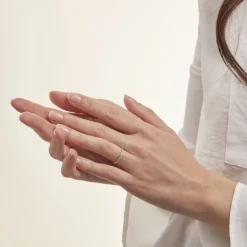 Online Histoire d'Or Bague Jannike De Zirconium argent blanc oxyde