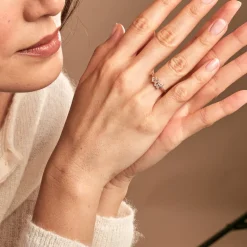 Outlet Histoire d'Or Bague Jardins D'hiver Plaqué Or Jaune Oxyde De Zirconium