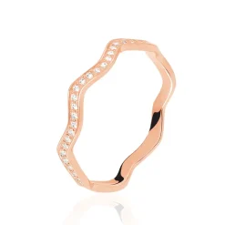 Online Histoire d'Or Bague Jasmyn De Zirconium argent rose oxyde