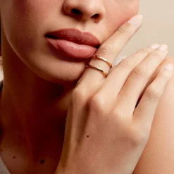 New Histoire d'Or Bague Jennyfera Plaqué Or Jaune