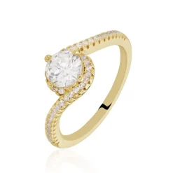 Histoire d'Or Bague Joisse Plaqué Or Oxyde De Zirconium* Bagues|Bagues Fantaisie