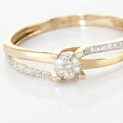 Histoire d'Or Bague Josane Or Jaune Diamant* Bagues|Bagues Avec Pierre