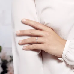 Histoire d'Or Bague Julia Platine Blanc Diamant* Bagues|Bagues Avec Pierre