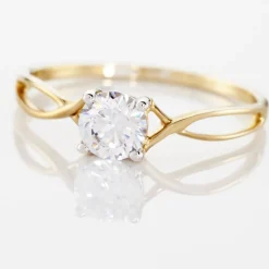 Histoire d'Or Bague Karlena Or Jaune Oxyde De Zirconium* Bagues|Bagues Avec Pierre