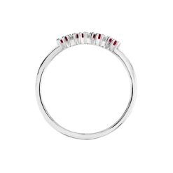 Sale Histoire d'Or Bague Karrie Argent Blanc Oxyde De Zirconium argent blanc oxyde rouge