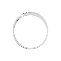 Online Histoire d'Or Bague Kateryn Argent Blanc Oxyde De Zirconium