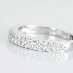 Outlet Histoire d'Or Bague Kelsy Argent Blanc Oxyde De Zirconium