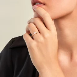 Outlet Histoire d'Or Bague Kirstin Or Jaune Diamant Synthétique