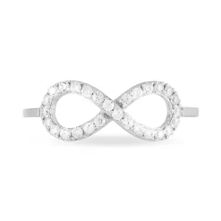 Discount Histoire d'Or Bague Klothilda Or Blanc Oxyde De Zirconium