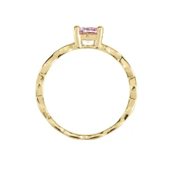 Best Histoire d'Or Bague Kurt Plaqué Or Jaune Oxyde De Zirconium plaqué or jaune oxyde rose