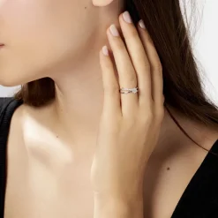 Histoire d'Or Bague Kuta Or Blanc Diamant* Bagues|Bagues Avec Pierre