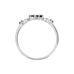 Histoire d'Or Bague Laldilon Argent Blanc Oxyde De Zirconium