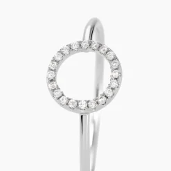 Online Histoire d'Or Bague Laureen Argent Blanc Oxyde De Zirconium