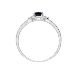 Histoire d'Or Bague Lea Or Blanc Saphir Et Diamant* Bagues|Bagues Avec Pierre