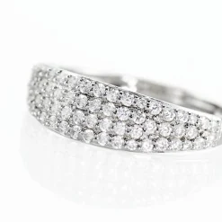 Outlet Histoire d'Or Bague Leanne Argent Blanc Oxyde De Zirconium