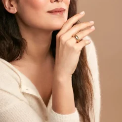 Histoire d'Or Bague Lessie Acier Doré* Bagues|Bagues Sans Pierre