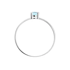 Best Histoire d'Or Bague Lily Or Blanc Topaze or blanc topaze bleue