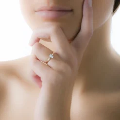 New Histoire d'Or Bague Lily Or Jaune Saphir